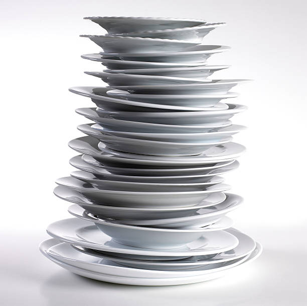 A stack of plates